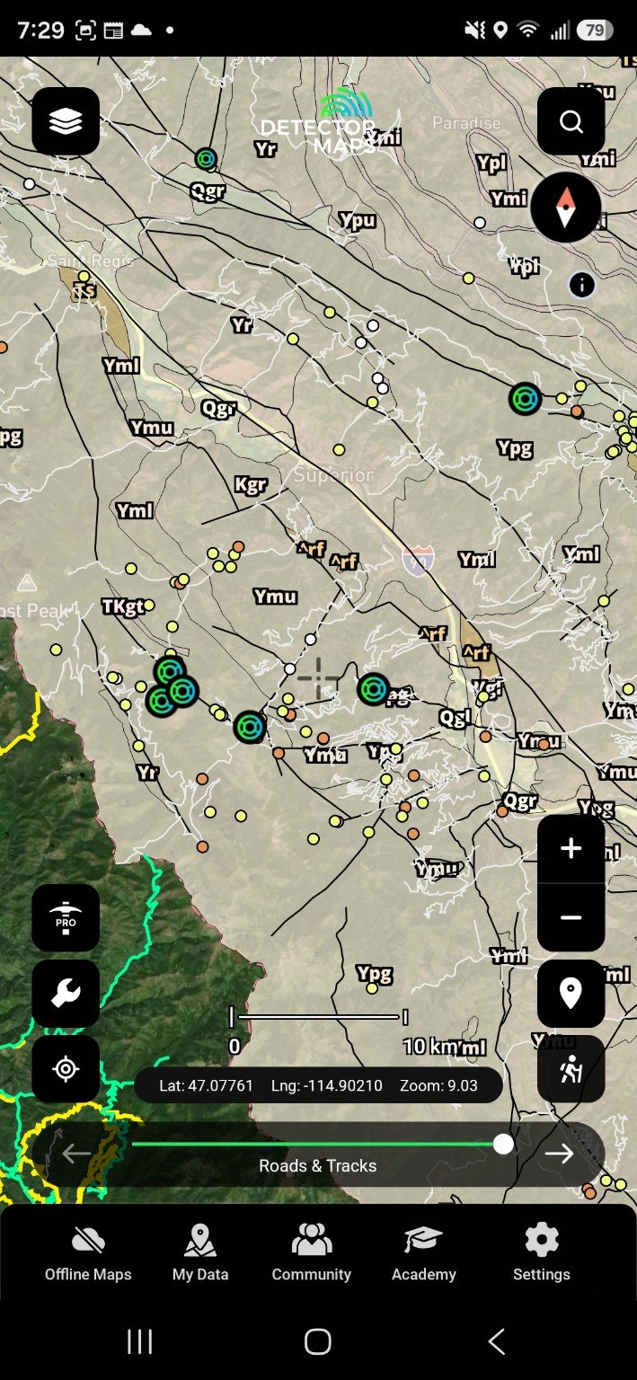 Mobile geological mapping application